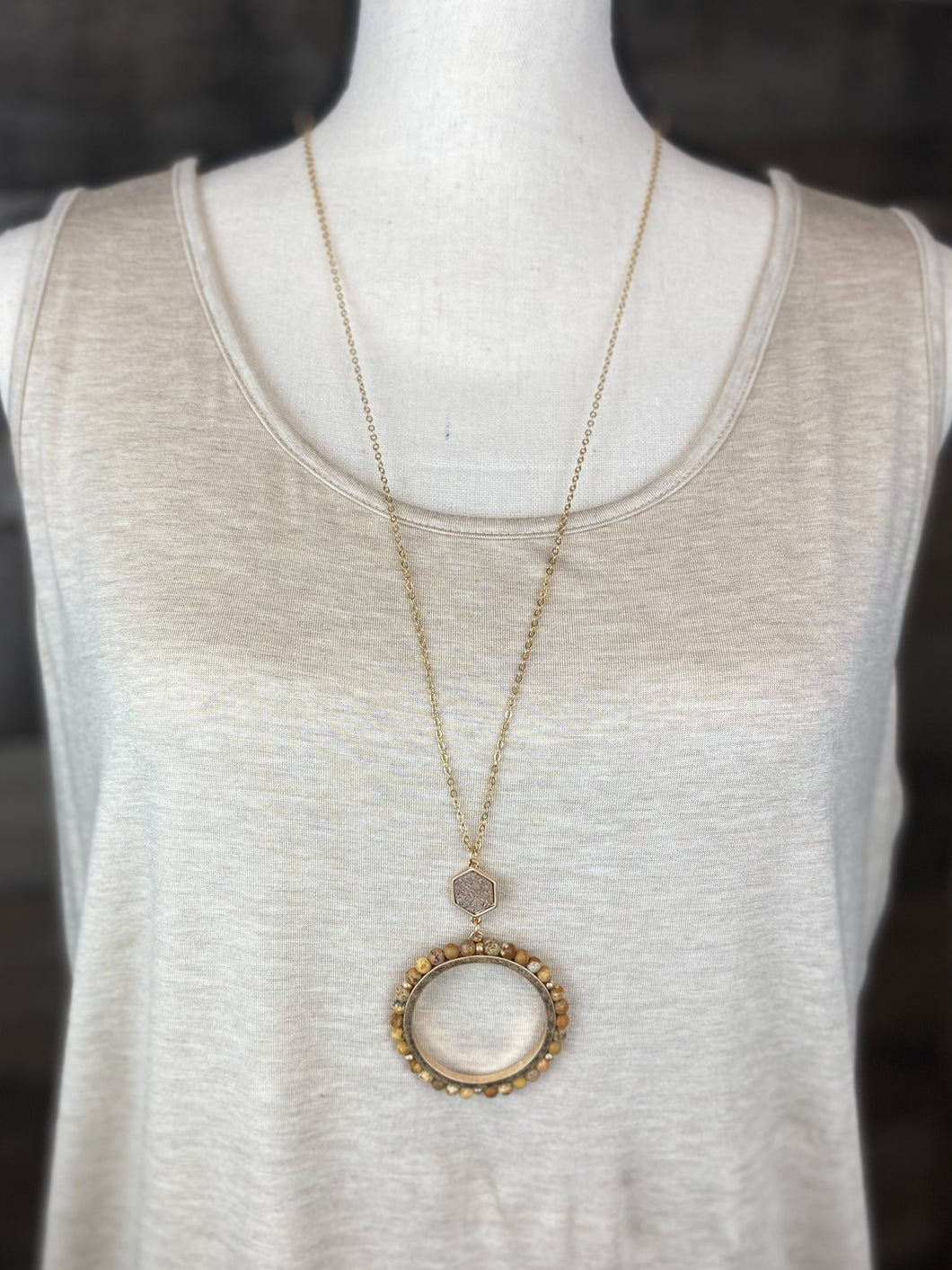 BOHO RING NECKLACE