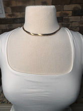 Load image into Gallery viewer, DOUBLE SNAKE AND LARGO CHAIN NECKLACE
