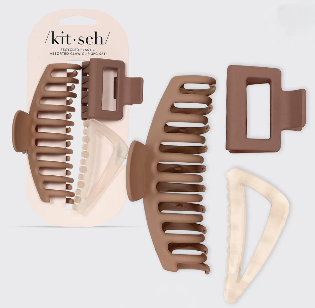 KITSCH ASSORTED CLAW CLIPS
