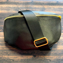 Load image into Gallery viewer, PEBBLED LEATHER SLING BAG
