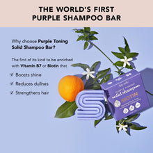 Load image into Gallery viewer, KITSCH BIOTIN PURPLE TONING SHAMPOO BAR
