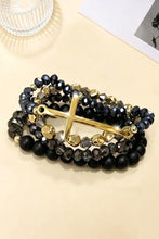 Load image into Gallery viewer, CROSS BEADED BRACELET SET
