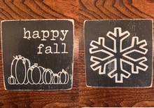 Load image into Gallery viewer, DOUBLE SIDED FALL/CHRISTMAS SIGN
