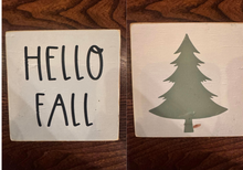 Load image into Gallery viewer, DOUBLE SIDED FALL/CHRISTMAS SIGN
