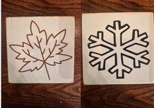Load image into Gallery viewer, DOUBLE SIDED FALL/CHRISTMAS SIGN

