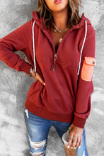 Load image into Gallery viewer, BRICK HALF ZIP PULLOVER

