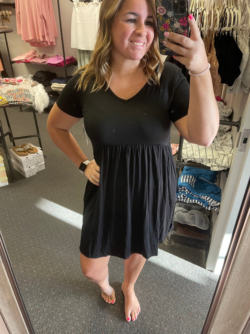 SIMPLE BABYDOLL DRESS
