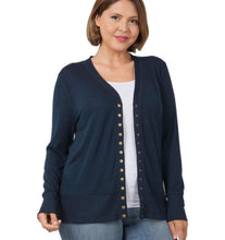 Load image into Gallery viewer, SNAP BUTTON CARDIGAN
