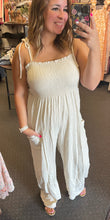Load image into Gallery viewer, OATMEAL LINEN JUMPSUIT
