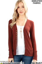 Load image into Gallery viewer, SNAP BUTTON CARDIGAN

