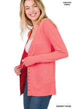 Load image into Gallery viewer, SNAP BUTTON CARDIGAN
