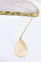 Load image into Gallery viewer, LONG TEARDROP NECKLACE
