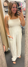 Load image into Gallery viewer, OATMEAL LINEN JUMPSUIT
