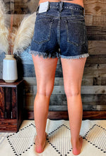 Load image into Gallery viewer, KANCAN LILLY DARK GREY HIGH RISE SHORTS
