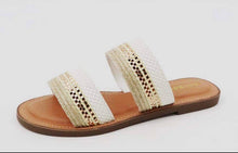 Load image into Gallery viewer, WHITE NEUTRAL SANDAL
