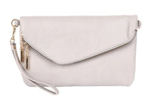 Load image into Gallery viewer, IVORY CLUTCH WITH GOLD CHAIN STRAP
