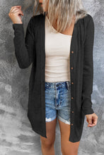 Load image into Gallery viewer, BLACK BUTTON DOWN CARDIGAN
