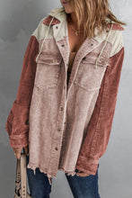 Load image into Gallery viewer, PINK CORDUROY SHACKET
