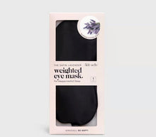 Load image into Gallery viewer, KITSCH LAVENDER WEIGHTED SATIN EYE MASK
