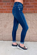 Load image into Gallery viewer, KANCAN LUCY MID RISE ANKLE SKINNY JEAN
