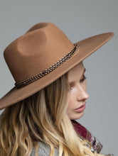 Load image into Gallery viewer, PECAN WIDE BRIMMED HAT
