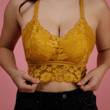 Load image into Gallery viewer, JADY K MUSTARD JULIETTE BRALETTE

