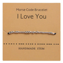 Load image into Gallery viewer, MORSE CODE BRACELET
