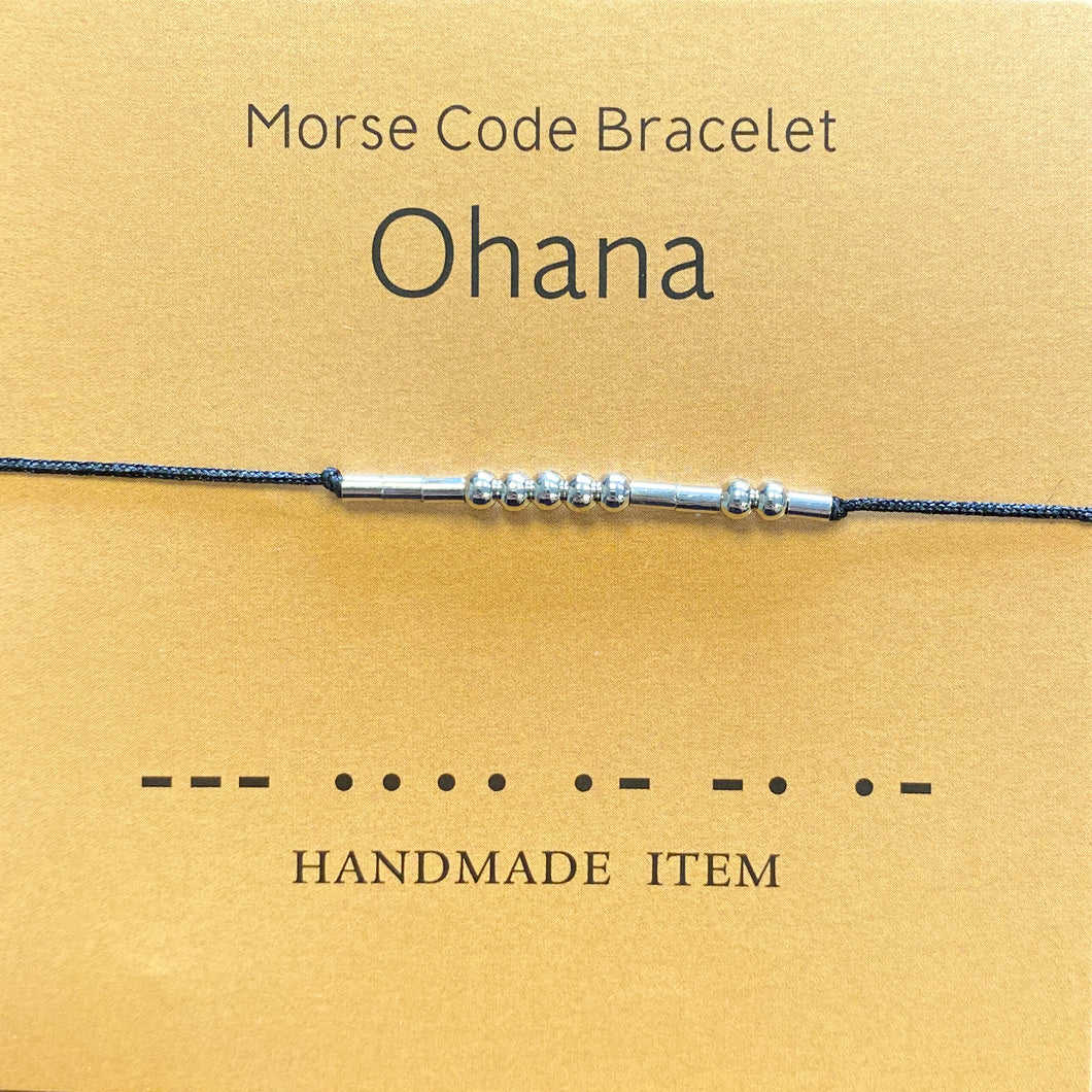 MORSE CODE BRACELET
