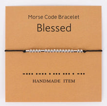 Load image into Gallery viewer, MORSE CODE BRACELET
