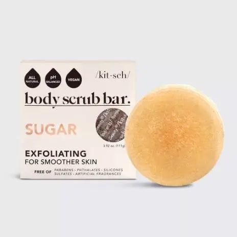 KITSCH SUGAR EXFOLIATING BODY SCRUB BAR