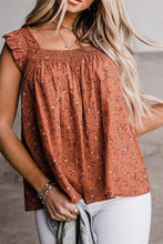 Load image into Gallery viewer, SUNSET ORANGE CAP SLEEVE TOP
