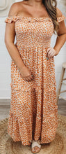 Load image into Gallery viewer, ORANGE FLORAL MAXI DRESS

