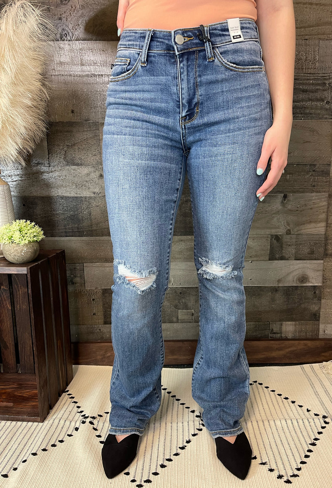 JUDY BLUE ALLY MID RISE BOOTCUT
