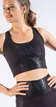 Load image into Gallery viewer, RAE MODE CRISSCROSS PADDED SPORTS BRA WITH ANIMAL PRINT
