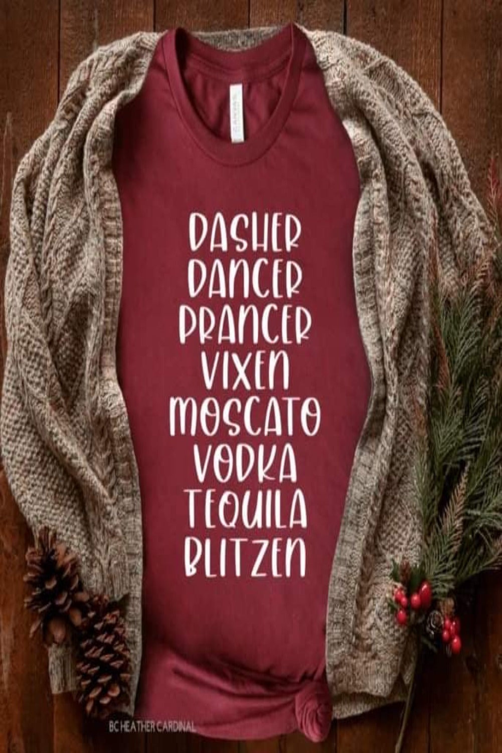 REINDEER ALCOHOL TEE